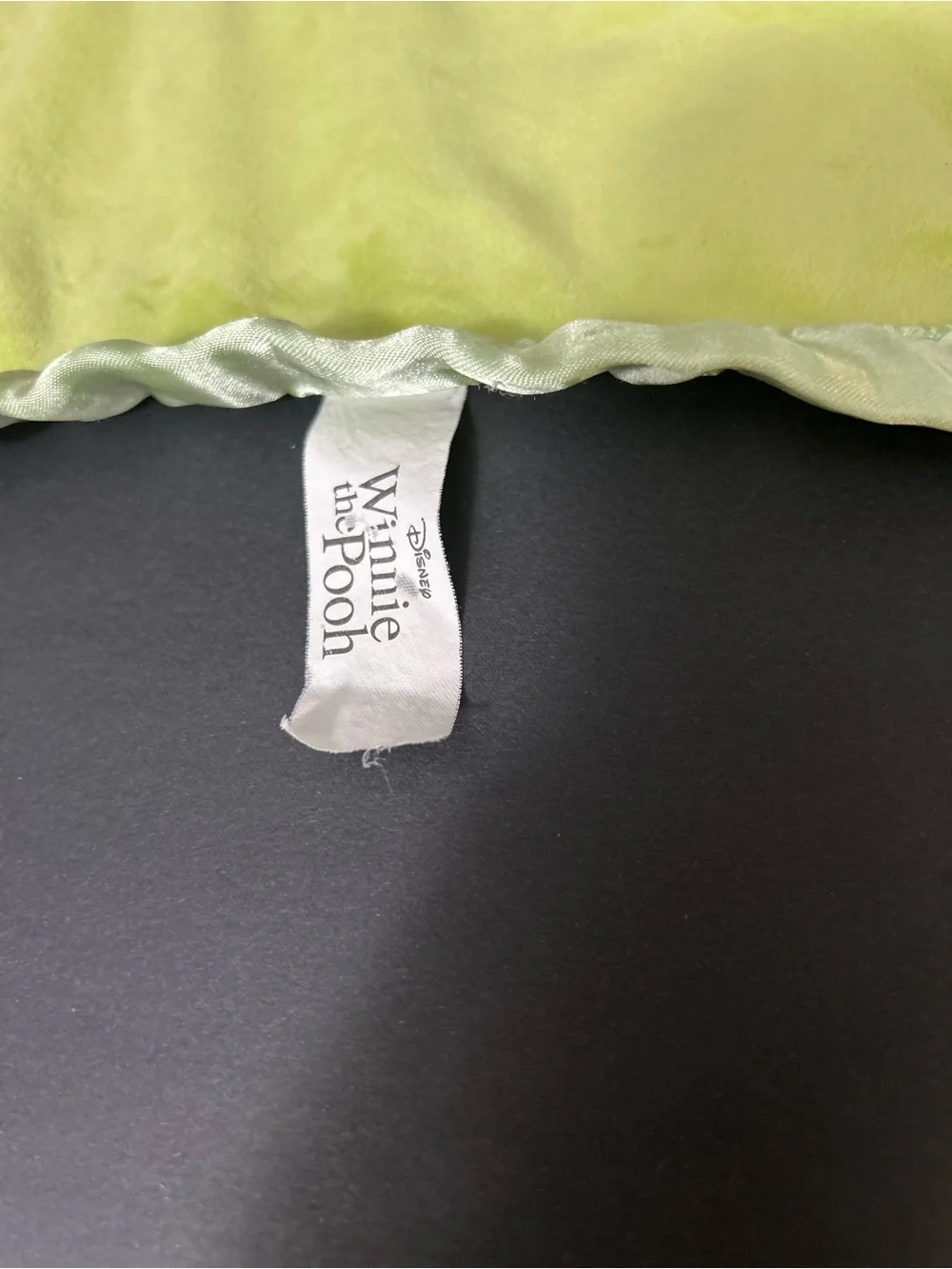 Disney Tigger Satin-Trim Lovey in Lime Green and Orange